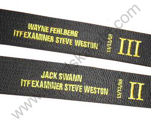 ITF MASTER BELTS